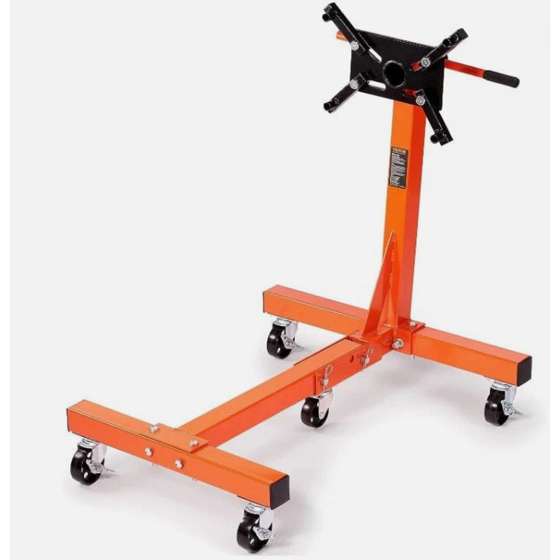 1500Lbs Engine Stand Rotating Motor 360° Adjustable Head Hoist 4 Adjustable Arms