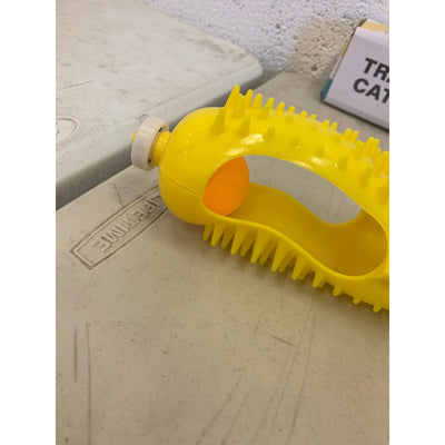 Cat Track Ball Cat Toy / Scratcher Yellow Body, Kitten Activity Game