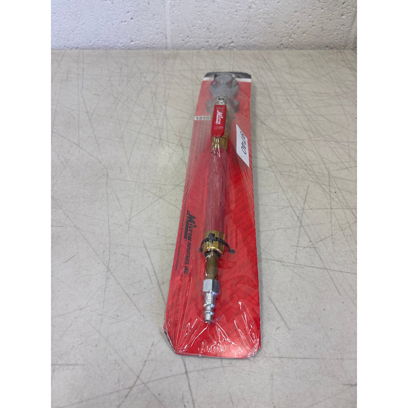 Milton 1210 Semitrailer Air Brake Testing Tool Ball Valve Shutoff Cushioned Grip