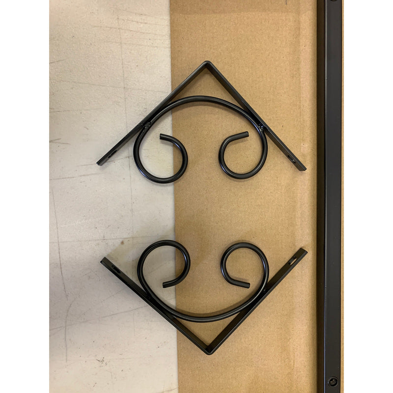 Metal Plant Stand, Indoor / Outdoor Plant Holder, Display Bench, 8.5"x35"x8"