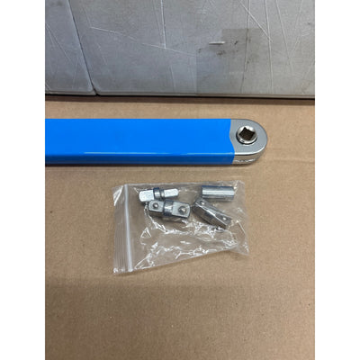 15" Offset Extension Wrench, Impact-Ready 1/4'', 3/8'', 1/2'' Square 1/4'' Drill