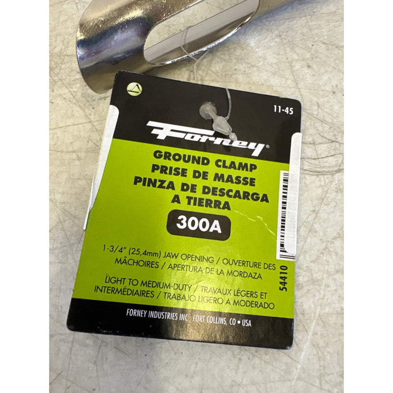 Forney Ground Clamp 300 Amp Steel 8" Length, Jaw Opening, Car Battery - 54410