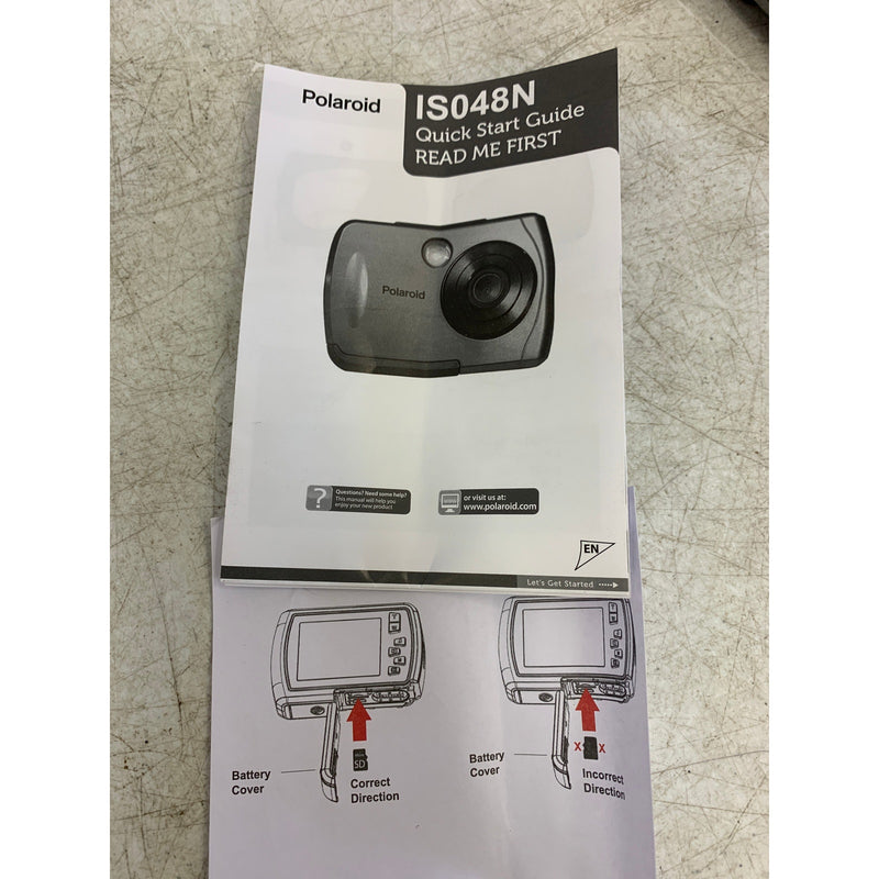 Polaroid 16MP Waterproof Camera 2.4 Inch Screen, 4x Zoom, Shock Proof Blue