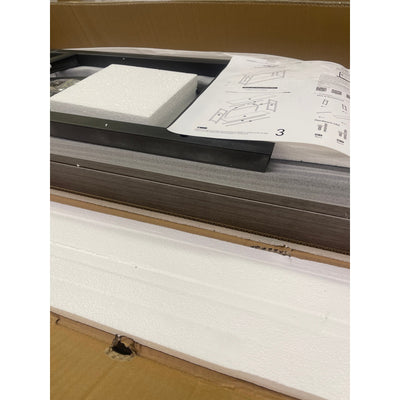 Tribesigns 2-Tier Console Table 70.8" Sofa Table Hallway Table, Open Shelf, Gray