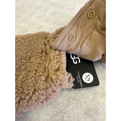 UGG Classic Sherpa Pet PJ's, Hook & Loop Straps, Soft & Cozy, Tan Xtra Small