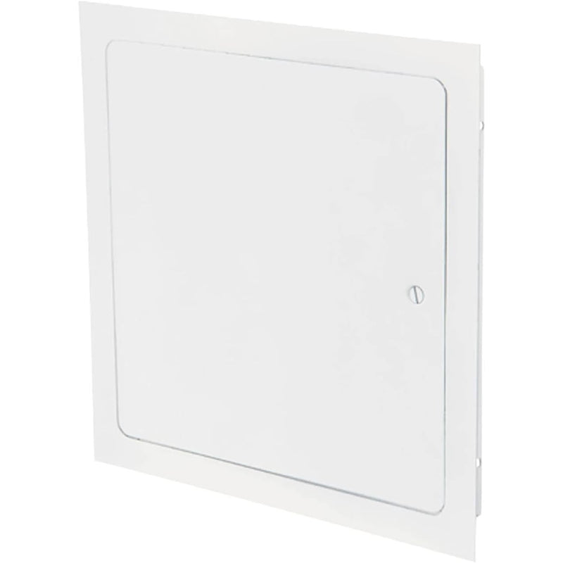 Elmdor 12 in. x 12 in. Metal Wall or Ceiling Access Door, 16-Gauge Steel, White