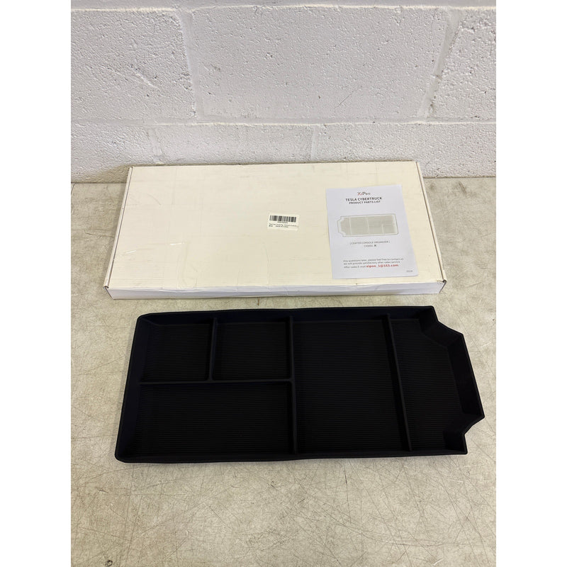 XiPoo Cybertruck Lower Center Console Organizer Tray Black - 2024+