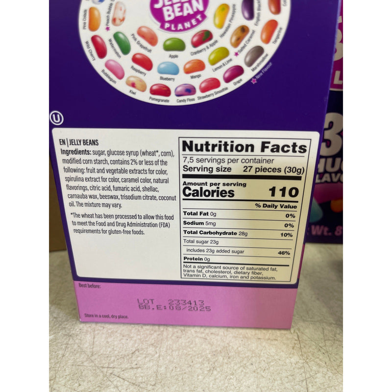 12 PACKS per Case The Jelly Bean Planet 36 Huge Flavors Box, Gourmet Jelly Beans