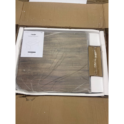 Tribesigns 63-Inch Executive Desk, Rectangular Office Computer Desk, Brown