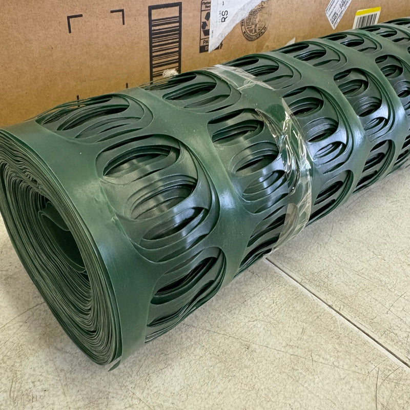 48" Tall Plastic Mesh Fence, Construction Barrier Netting Green UNKNOWN LENGTH