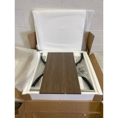 Tribesigns 2-Tier End Table, Rectangular Side Table with Stylish Metal Frame