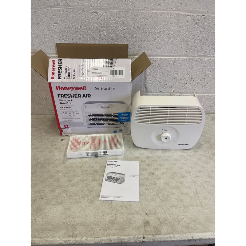 Honeywell Air Purifier Small Room / Office 100sqft Dual Action Air Filter White