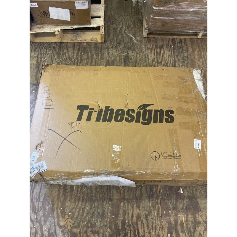 Tribesigns 79" Rectangular Brown Wood Computer Desk Home Office for Two-Person