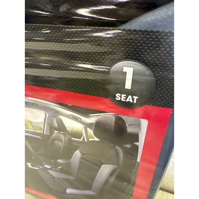 1-Pack AutoCraft Car/SUV/Truck Seat Cushion Black/Grey Universal Breathable