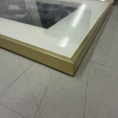Set-of-2 16x20 Gold Aluminum Picture Frames with Tempered Glass