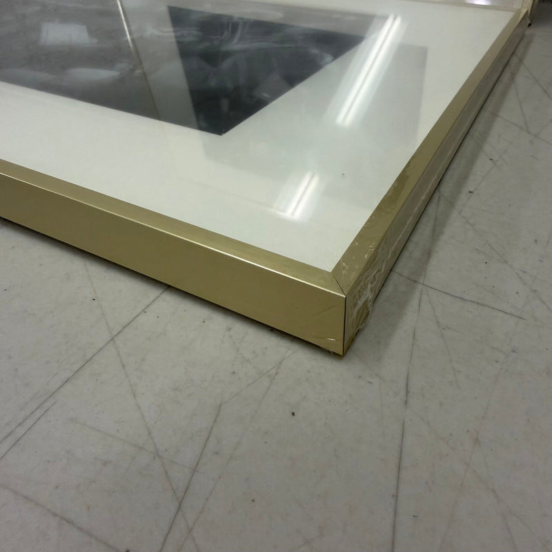 Set-of-2 16x20 Gold Aluminum Picture Frames with Tempered Glass