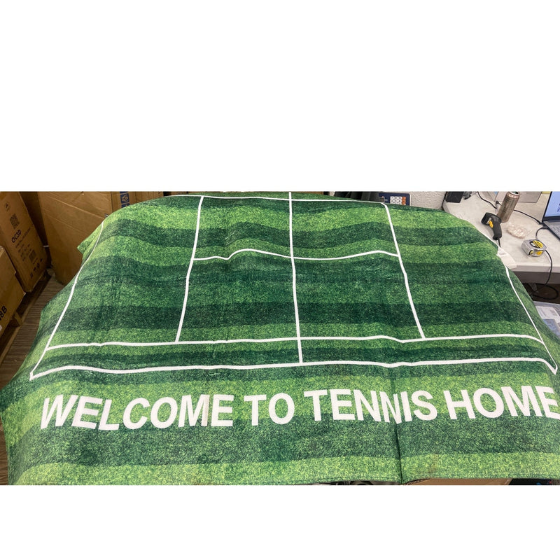 AntiSkid Tennis Court Doormat Flannel Water Absorbing Rug Welcome To Tennis Home