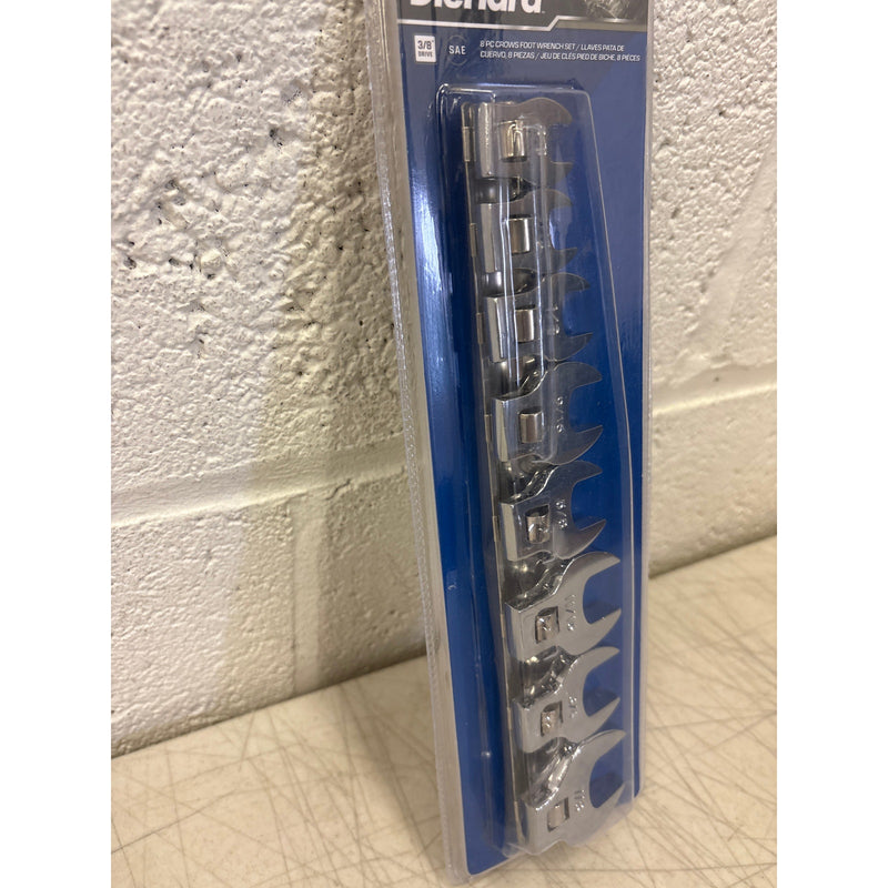 DieHard 8-Piece SAE Crowsfoot Wrench Set for Tight Spaces, Hand Tools DH50115