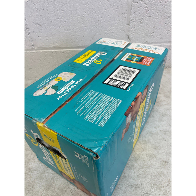 Pampers Swaddlers Diapers - Size 2 12-18 lbs, 84 Count, Ultra Soft Disposable