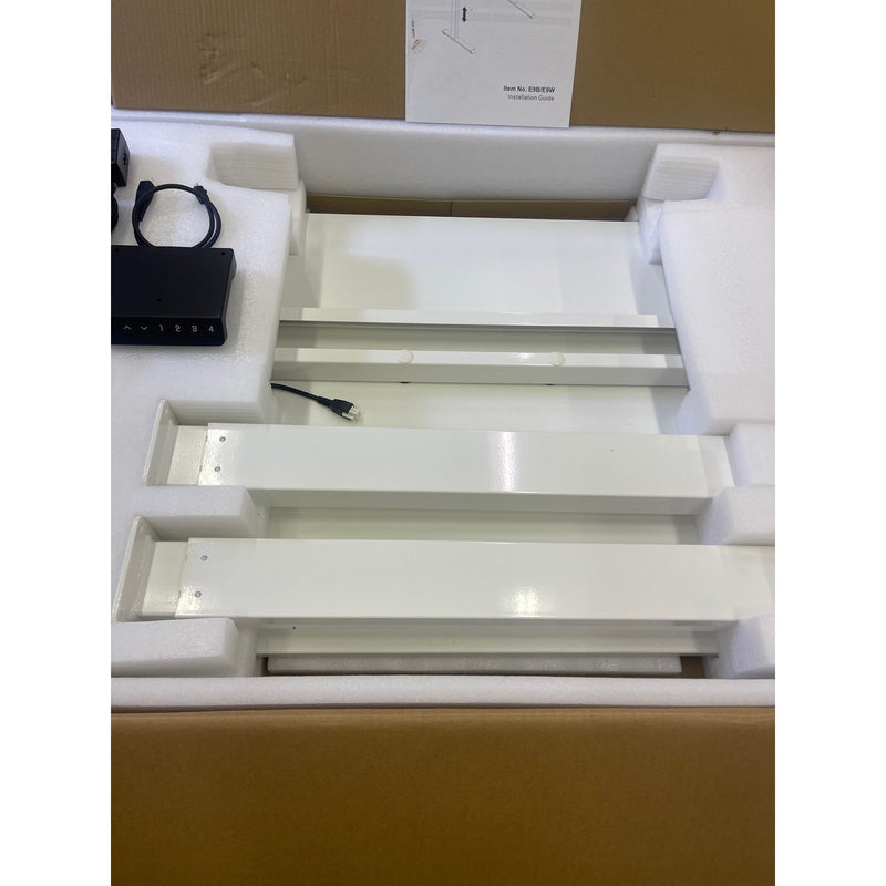 FlexiSpot Essential Standing Desk 48" x 24" Electric Height Adjustable White E9W