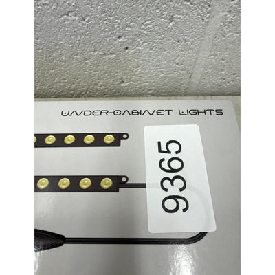 5-Packs-Of-2 Goodea Plug In Under Cabinet Light Strips, 10 Inch, Dimmable Black