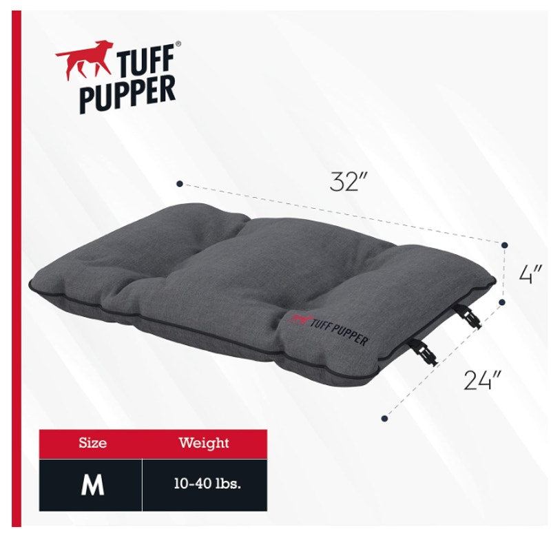 Premium All Weather Portable Outdoor Dog Bed Scratch Resistant, Folding 32"x24"