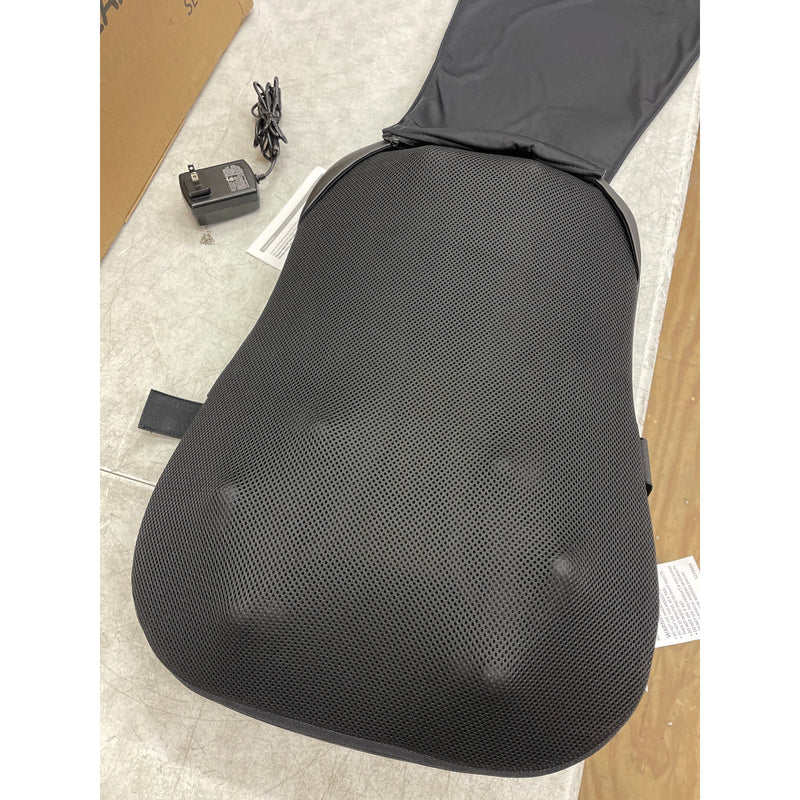 Snailax Chair Back Massager With Heat, Shiatsu Pad, 12 Massage Balls, Back Pain