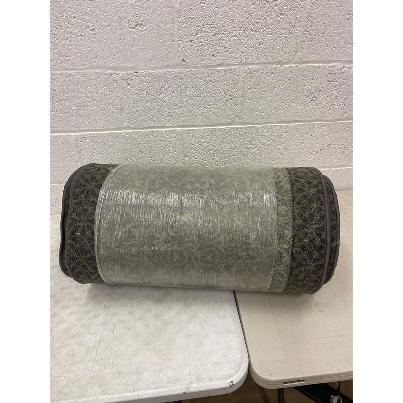 UNKNOWN LENGTH TrafficMaster Derbent Grey 26 in. Roll Stair Runner
