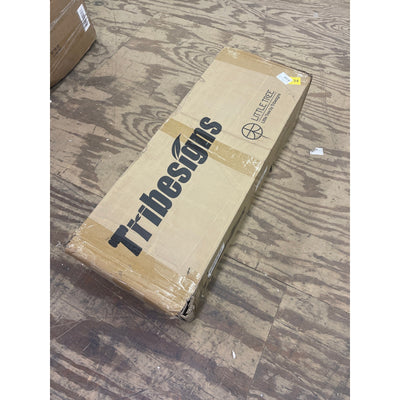 Tribesigns Wood Bookcase, 72" x 35" x 12" Bookshelf with 6 Storage Shelves Brown