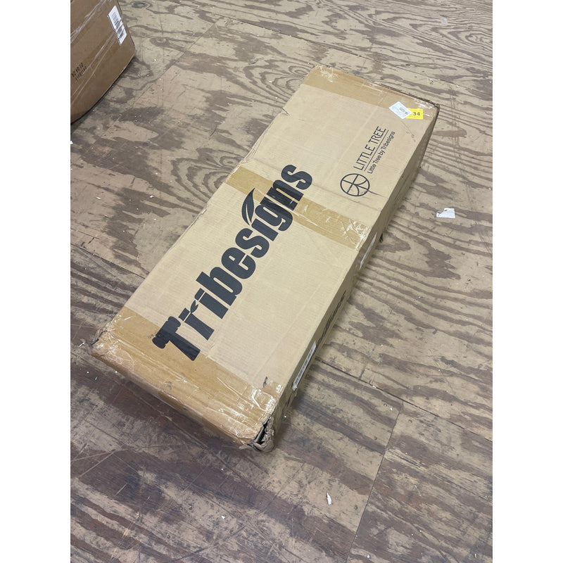 Tribesigns Wood Bookcase, 72" x 35" x 12" Bookshelf with 6 Storage Shelves Brown