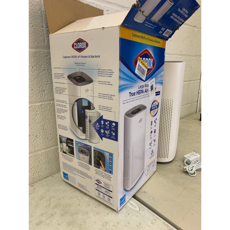 Clorox Large Room True HEPA Air Purifier, 1500sqft, Energy Star, 11010