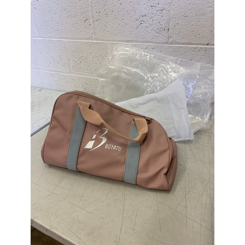 BOYATU Weekender Bag for Women Travel Duffel Bag Gym Bag w Shoulder Strap PINK