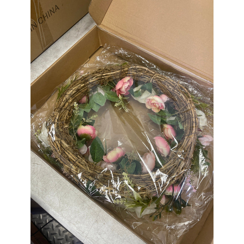 Set-of-5 Flower Wreaths for Door Hook, Decoration, Seasonal, Spring Decor