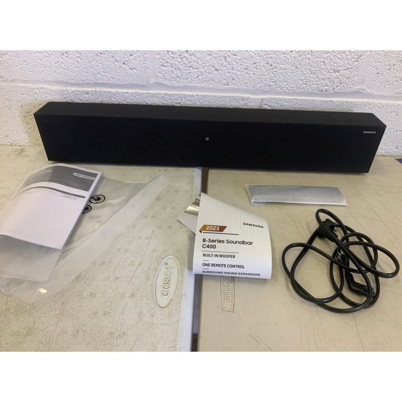 Samsung B-series 2.0ch. Soundbar, Built-in Woofer HW-C400 Black Missing Hardware