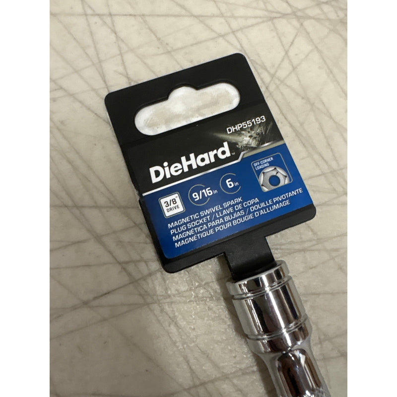 DieHard 3/8" Drive Magnetic Swivel Spark Plug Socket 9/16" x 6" Tools DHP55193
