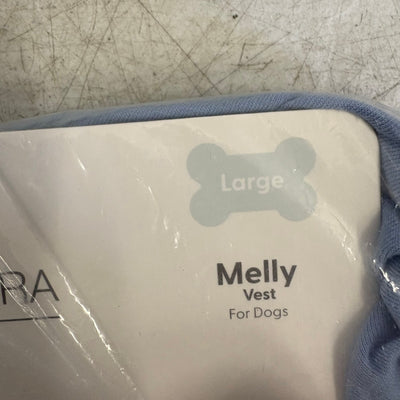 Koolaburra by UGG Pet Melly Vest Dog Jacket / Sweater 17-18" Collar, Blue, Large