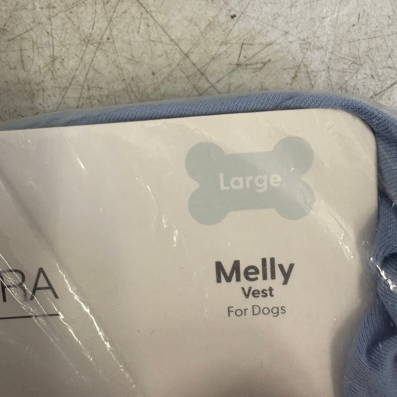Koolaburra by UGG Pet Melly Vest Dog Jacket / Sweater 17-18" Collar, Blue, Large