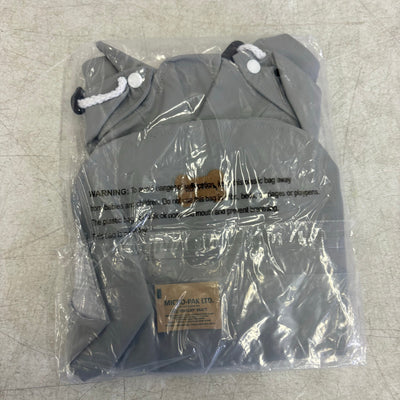 Koolaburra by UGG Pet Reversible Raincoat w Hood, Dog 15-16" Collar, Gray Medium