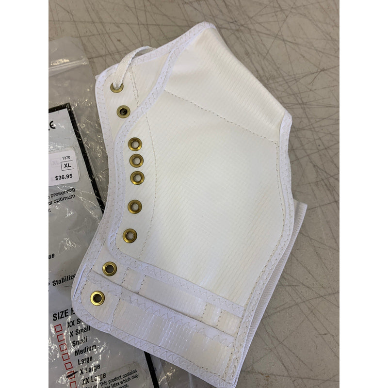 Swede-O Ankle Lok Support with Knit Tongue, Extra Large Ankle Brace White