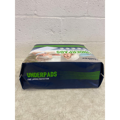 Unifree Disposable Underpads, Bed Pads, Super Absorbent, 50 Count XL 30"x36"