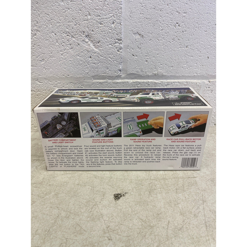 2011 HESS TOY TRUCK & RACE CAR BRAND NEW IN ORIGINAL BOX - Collectable