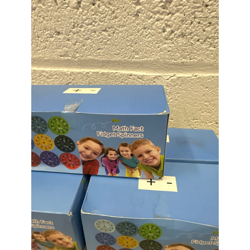 5-Sets Math Fidget Spinners Educational Toys Addition & Subtraction 9-pcs / Set