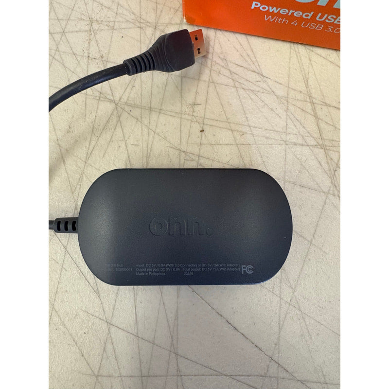 onn. AC Powered USB 3.0 Hub with 4 USB Ports