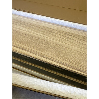 Set-of-2 Floating Shelves for Wall 24-Inch Light Wood Shelves, TAN, Light Brown