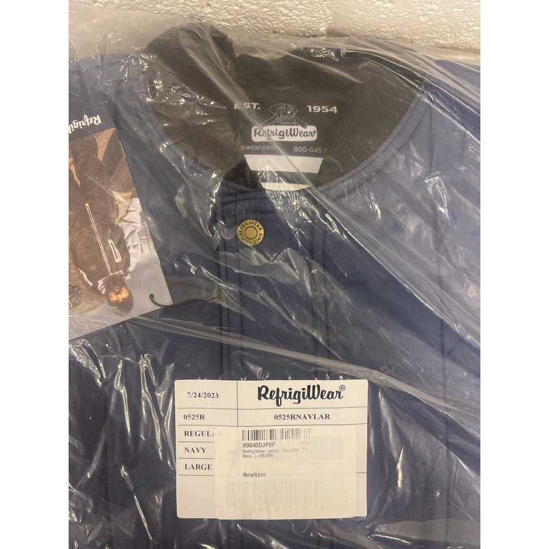 RefrigiWear Cooler Wear Jacket - Lightweight Insulated Workwear for Cold, Large