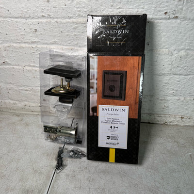 Baldwin Spyglass Single Cylinder Front Door Deadbolt in Venetian Bronze
