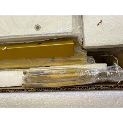 Tribesigns Round Dining Table 47" x 30" Kitchen Table, 2-Tier Storage Shelf