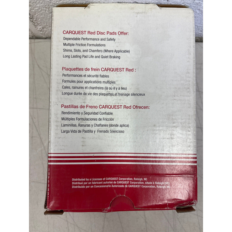 Carquest Standard Brake Pads Semi-Metallic, Reliable & Dependable, Rear - MKD980