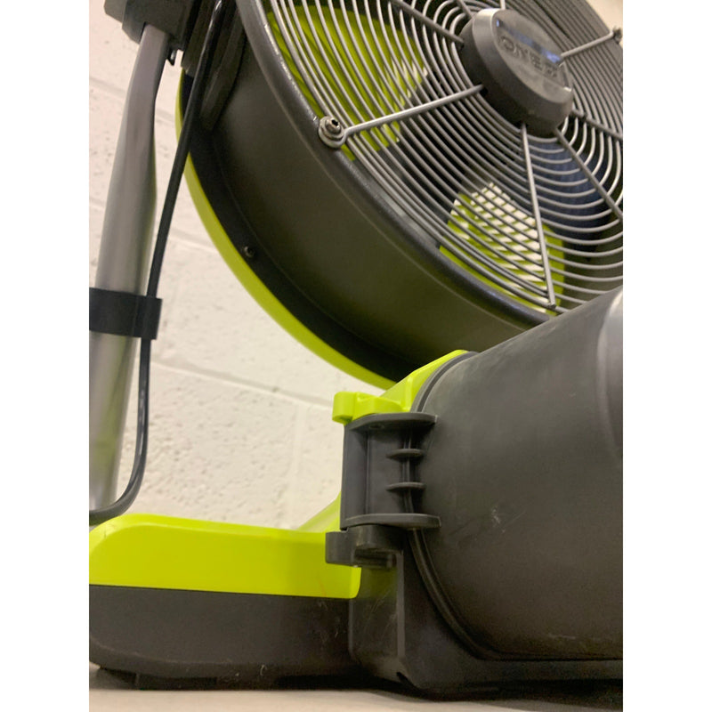 RYOBI ONE+  Misting Air Cannon Fan Kit 18V Cordless Hybrid WHISPER 12"