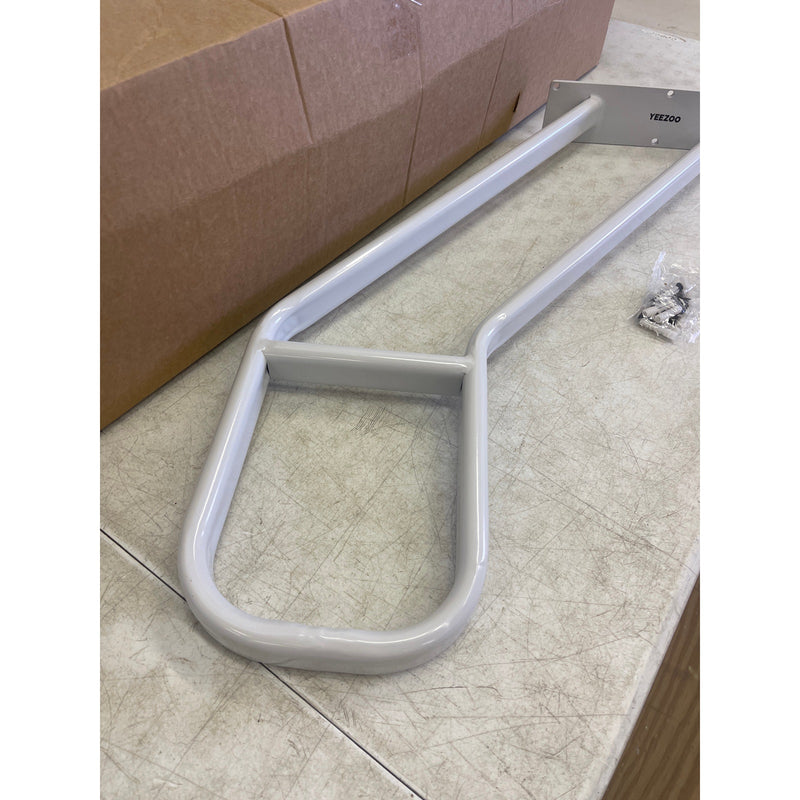 Yeezoo Outdoor Handrail Wall Mount, Garage Railing with Polished White Finished